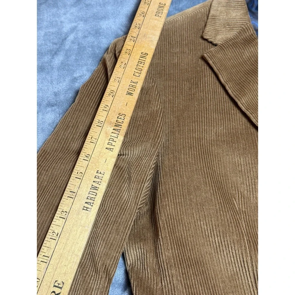 Lauren Ralph Lauren Corduroy Blazer Men's 42 Reg Brown Cotton Sport Coat NWT